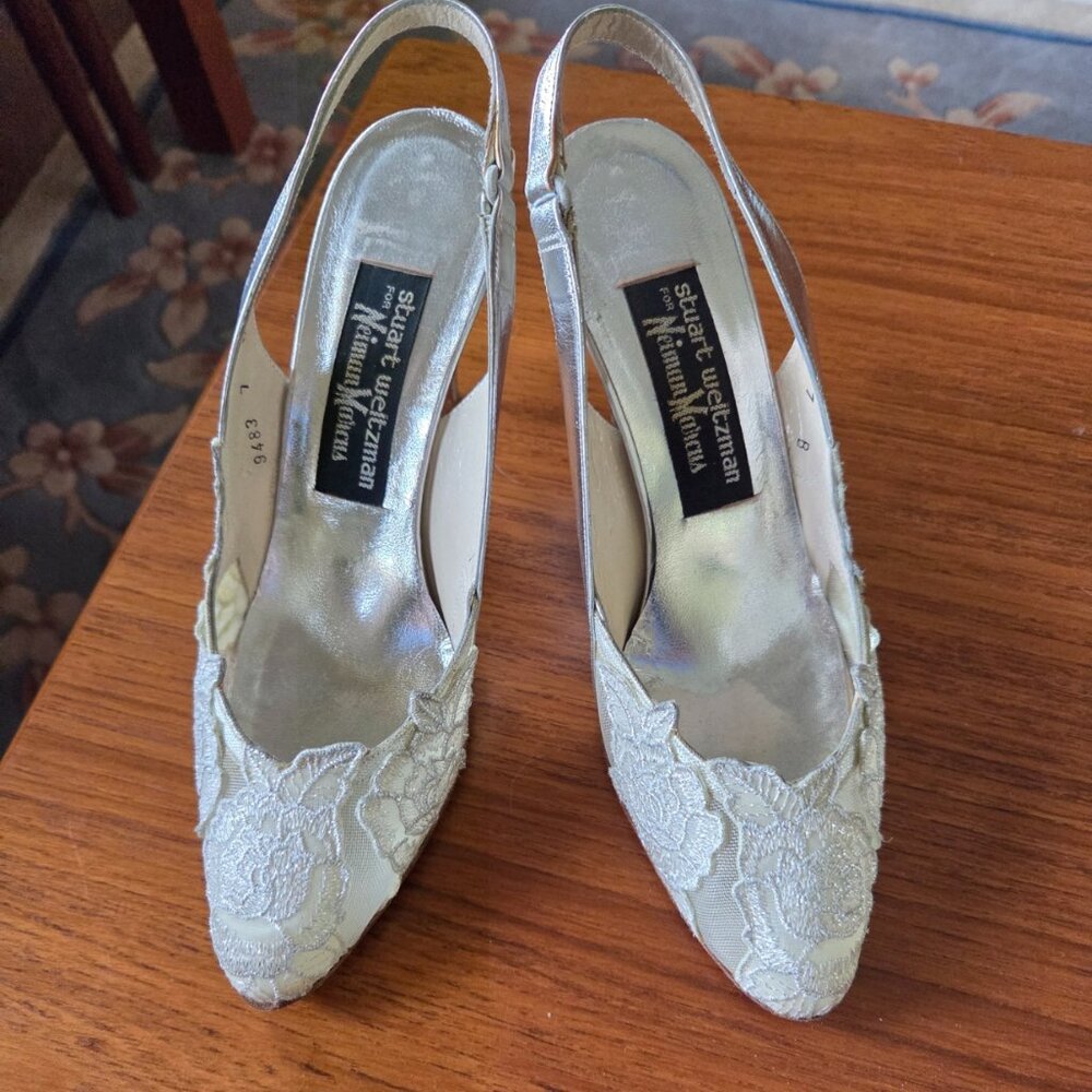 Stuart Weitzman Wedding Shoes / Slingback